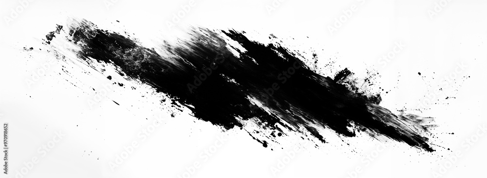 Wide and long grunge PNG brush stroke, hand-drawn black sticker with transparency, black paint, ink brush stroke, dirty design element for text box, frame, or background texture, Wide and long grunge PNG brush stroke, hand-drawn black sticker with transparency, black paint, ink brush stroke, dirty design element for text box, frame, or background texture,