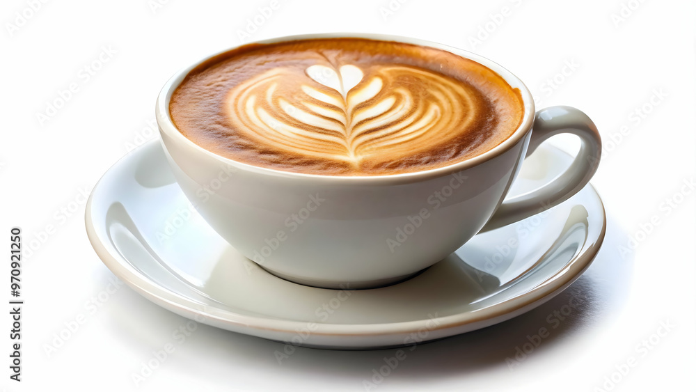 Aromatic coffee beverage featuring a delicate leaf pattern.
Relaxing cup of coffee with a visually appealing latte art. Aromatic coffee beverage featuring a delicate leaf pattern.
Relaxing cup of coffee with a visually appealing latte art.