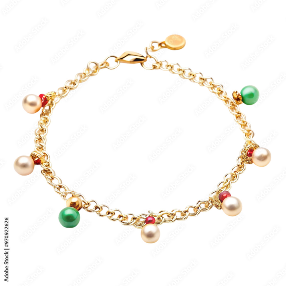 Anklet isolated on transparent background. Anklet isolated on transparent background.