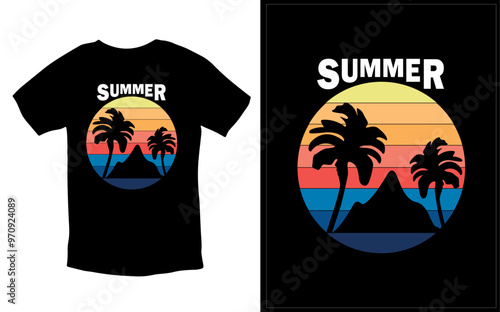 Summer Lover Vector T-shirt Design