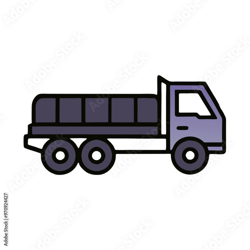 truck, vector, icon