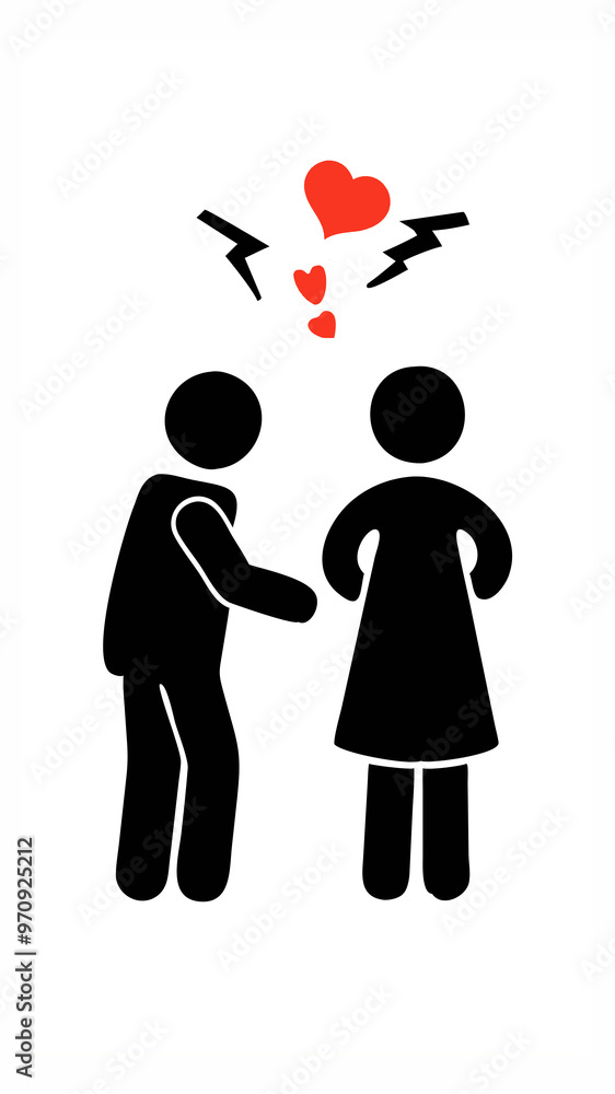 Man and woman having relationship problems, marriage problems, divorce, mental health, conflict, quarrel, communication problem Man and woman having relationship problems, marriage problems, divorce, mental health, conflict, quarrel, communication problem