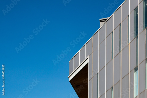 building abstract exterior of modern architecture, modern city building modern architecture on abstract background