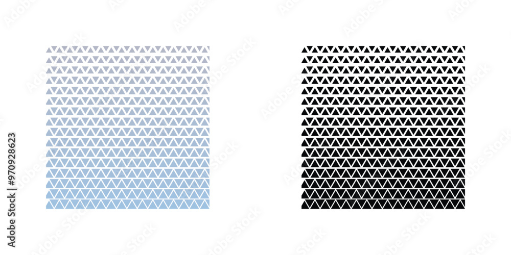 Halftone triangle background design premium vector Halftone triangle background design premium vector
