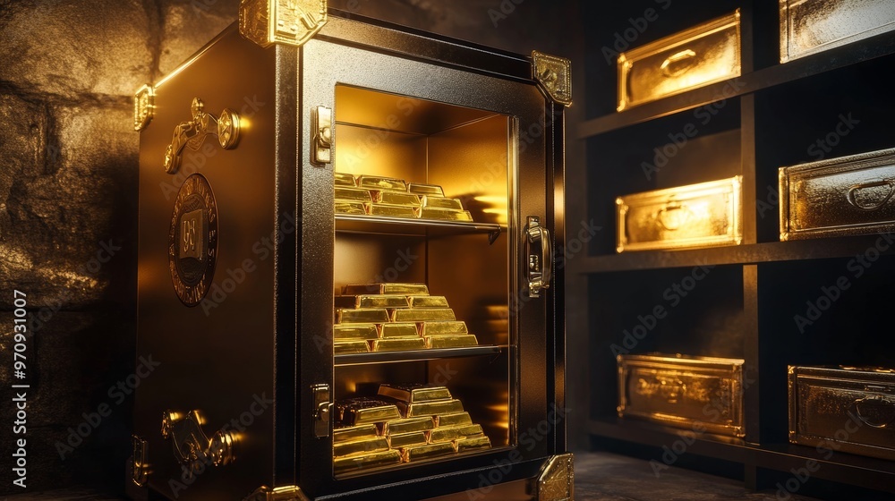 Safe is a safe for storing valuables and gold bars.