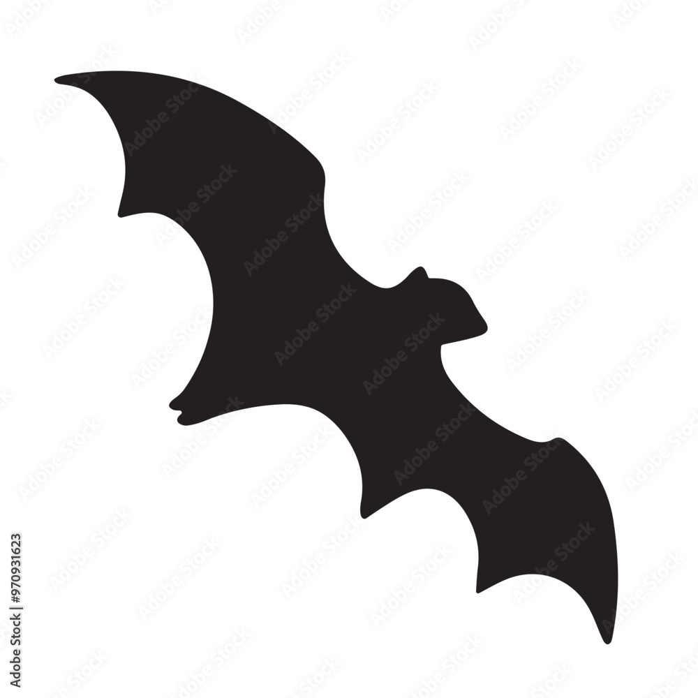Simple black bat contour isolated on transparent background. Vampire bat on Halloween. Bat for horror night holiday. Simple black bat contour isolated on transparent background. Vampire bat on Halloween. Bat for horror night holiday.