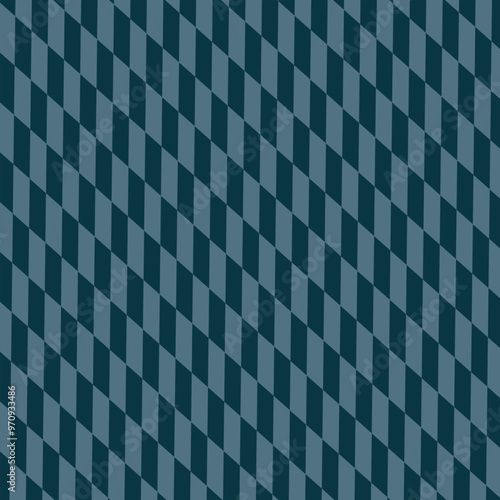 An Abstract Seamless Gray and Green Optical Illusion Checkered pattern Vector. Geometric ethnic oriental wall art pattern. Design for background, wallpaper, clothing, fabric and all textile prints.