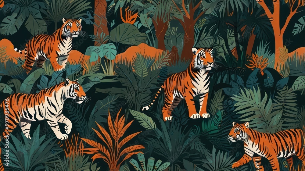 Tigers in the Jungle Tigers in the Jungle