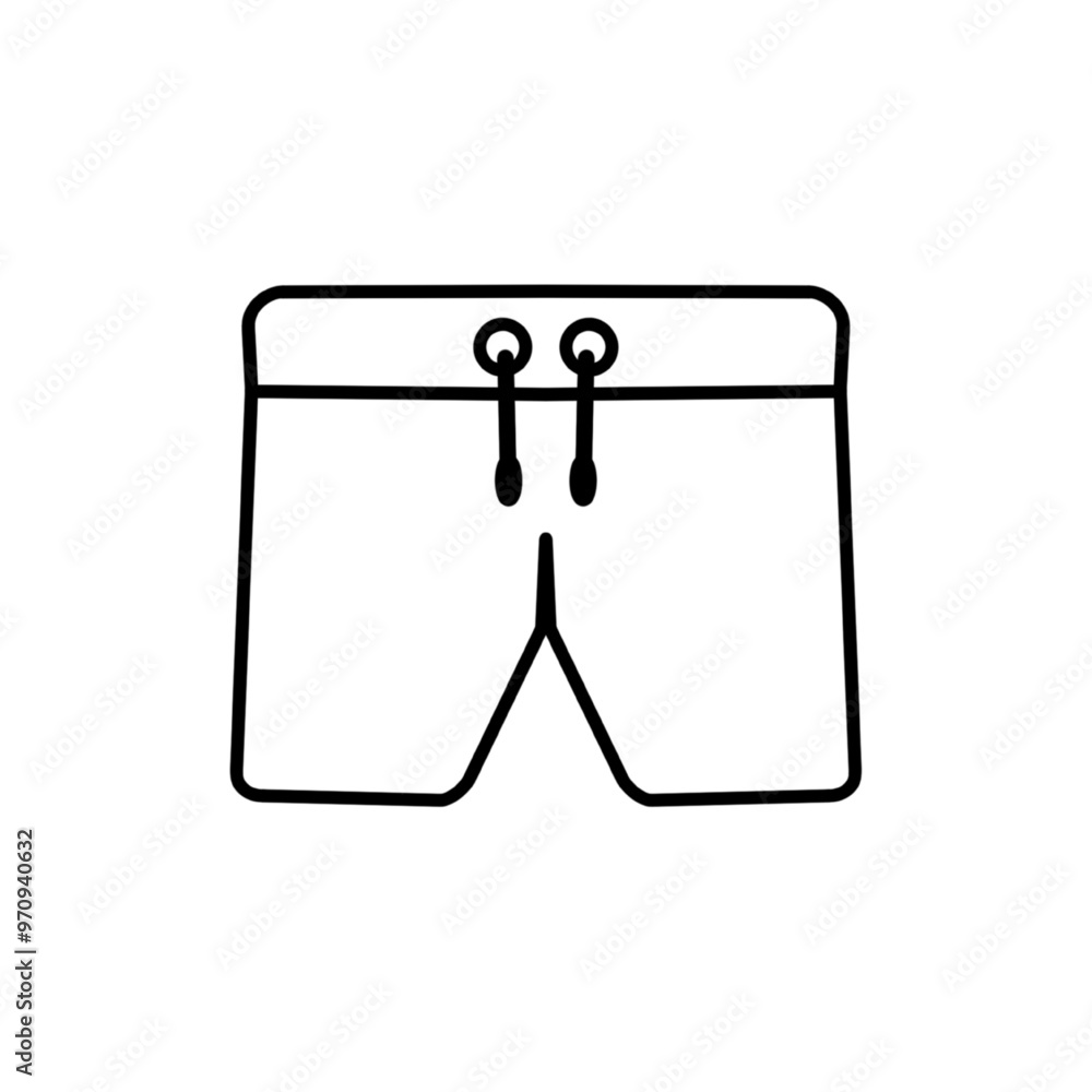 Shorts Icon Vector , Template Best Emblem Isolated Illustration , Logo Design Male Female Fashion Icons , Clothes Outline Solid Background White Shorts Icon Vector , Template Best Emblem Isolated Illustration , Logo Design Male Female Fashion Icons , Clothes Outline Solid Background White