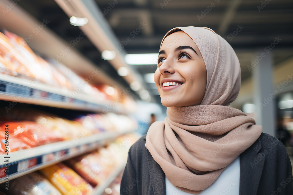 Beautiful arabian young woman in modern life everyday routine business, Generative AI Beautiful arabian young woman in modern life everyday routine business, Generative AI