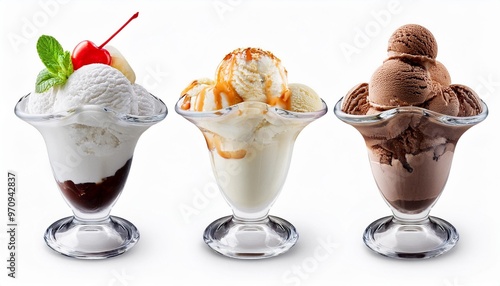 Sweet and indulgent dessert options, ideal for ice cream parlors and restaurants