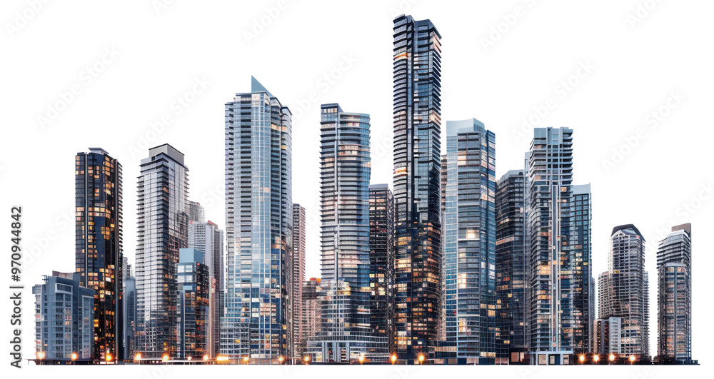 Fototapeta premium Cityscape architecture building outdoors.