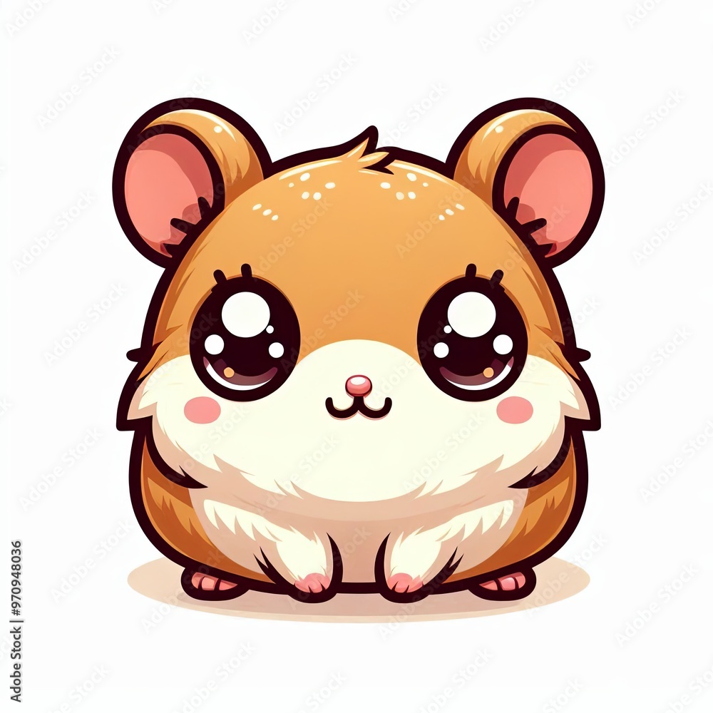 Playful Hamster with Big Round Eyes Playful Hamster with Big Round Eyes
