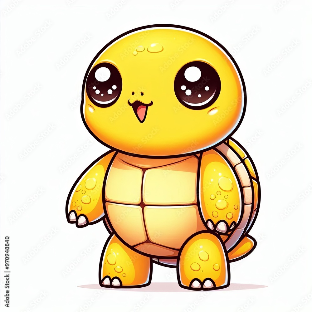 Obraz premium Playful Turtle Friend