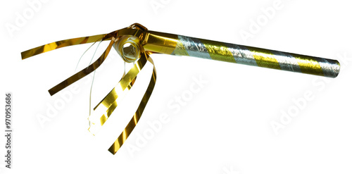 Obraz na płótnie Yellow and silver noise maker w salonie