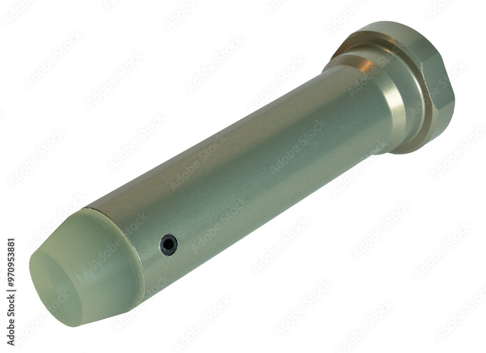 AR-15 buffer weight with tranlucent polymer tip AR-15 buffer weight with tranlucent polymer tip
