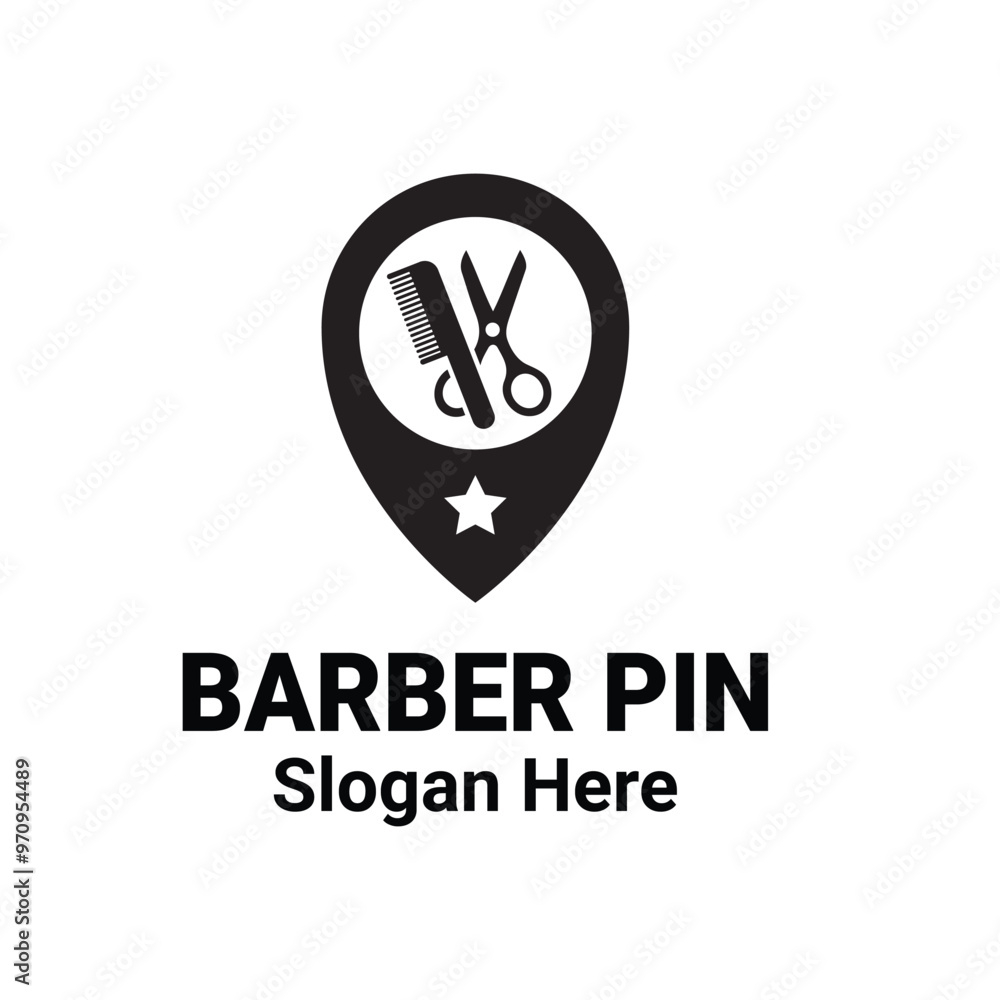 Barber Shop Location Pin Pointer Mark Logo. Barber Beauty Saloon Point Logo. Gps Sign Symbol For Man Grooming Shop. Barber Shop Location Pin Pointer Mark Logo. Barber Beauty Saloon Point Logo. Gps Sign Symbol For Man Grooming Shop.