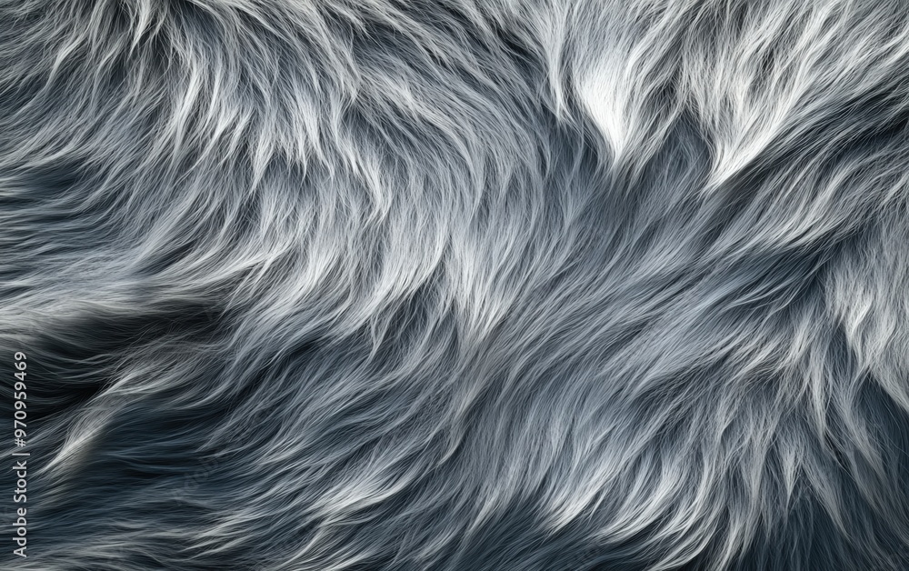 Fototapeta premium Natural animal fur texture. Closeup wool. Wallpaper warm background.