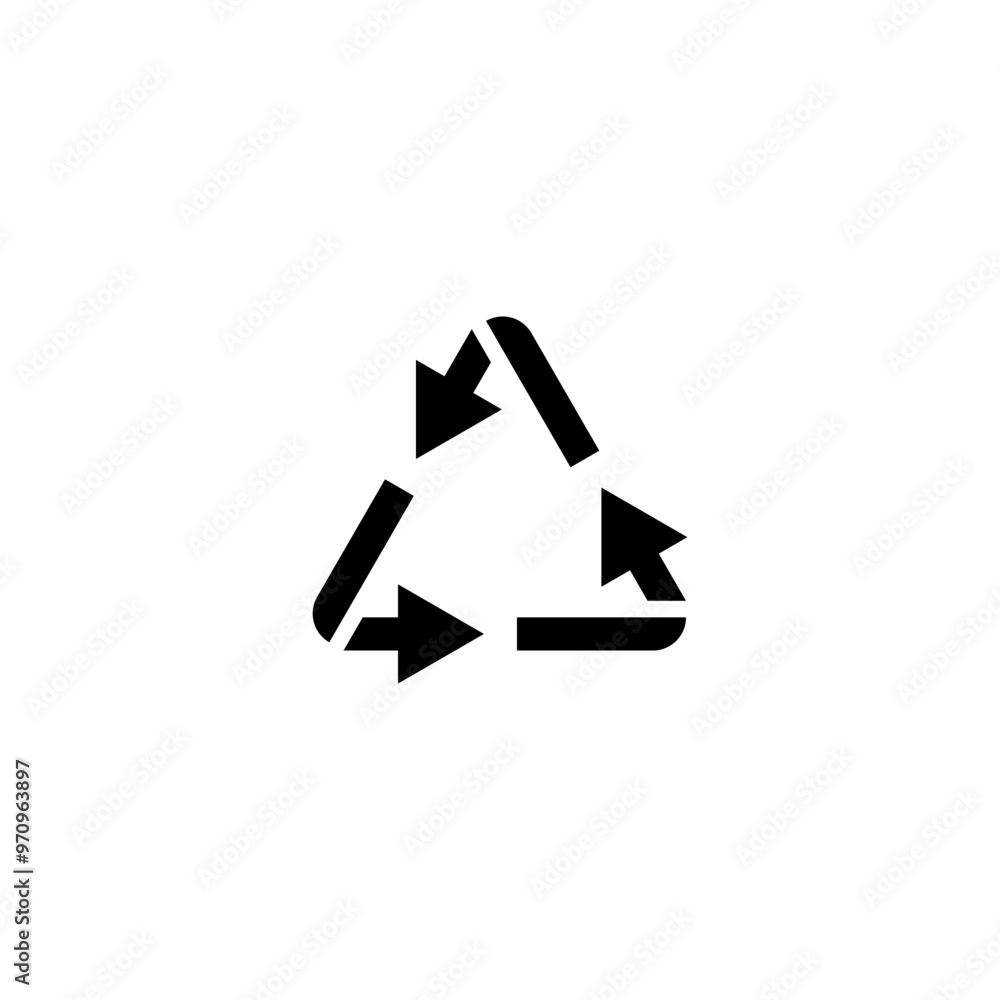 Recycle icon. Reusable, recyclable, eco, bio, organic, natural product. Safe for the environment. Recyclable or reusable packaging. Vector Recycle icon. Reusable, recyclable, eco, bio, organic, natural product. Safe for the environment. Recyclable or reusable packaging. Vector