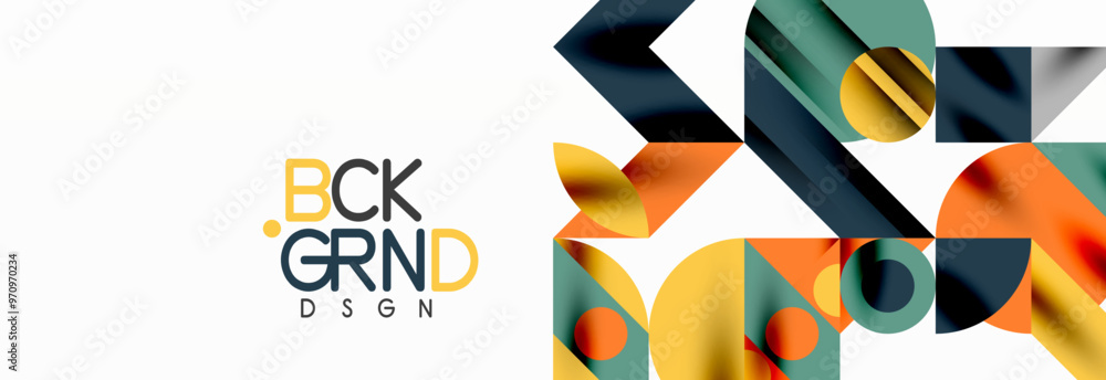 Trendy colorful circles, lines, arrows, triangles and other geometric shapes. Vector Illustration For Wallpaper, Banner, Background, Card, Book Illustration, landing page Trendy colorful circles, lines, arrows, triangles and other geometric shapes. Vector Illustration For Wallpaper, Banner, Background, Card, Book Illustration, landing page