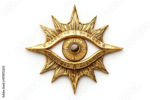 Caodaist Divine Eye Symbol Sacred Icon photo