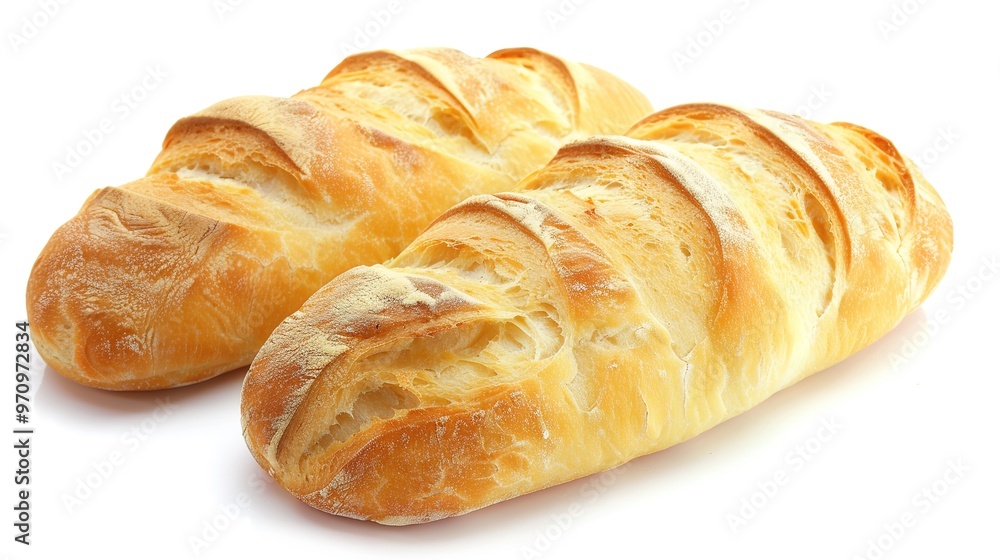 An isolated bread is presented on a clean and pure white background. The bread has a golden - brown crust that gives it an inviting look. There might be some visible texture on the surface, perhaps fr An isolated bread is presented on a clean and pure white background. The bread has a golden - brown crust that gives it an inviting look. There might be some visible texture on the surface, perhaps fr