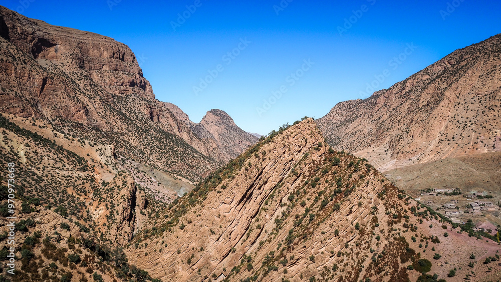 Fototapeta premium The landscape of Taghia Gorge in Morocco