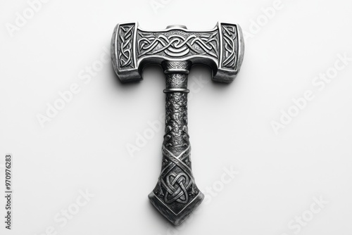 Norse Thor's Hammer Pendant Amulet photo