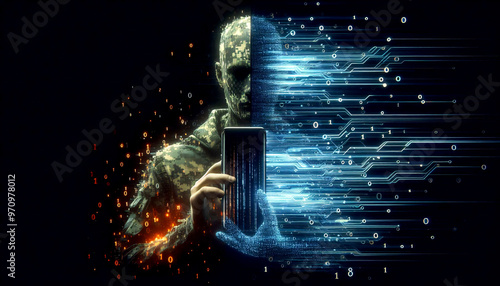 Hacker mit Tablet, Hacker Konzept der Cyberkriminalität, Cybersicherheit