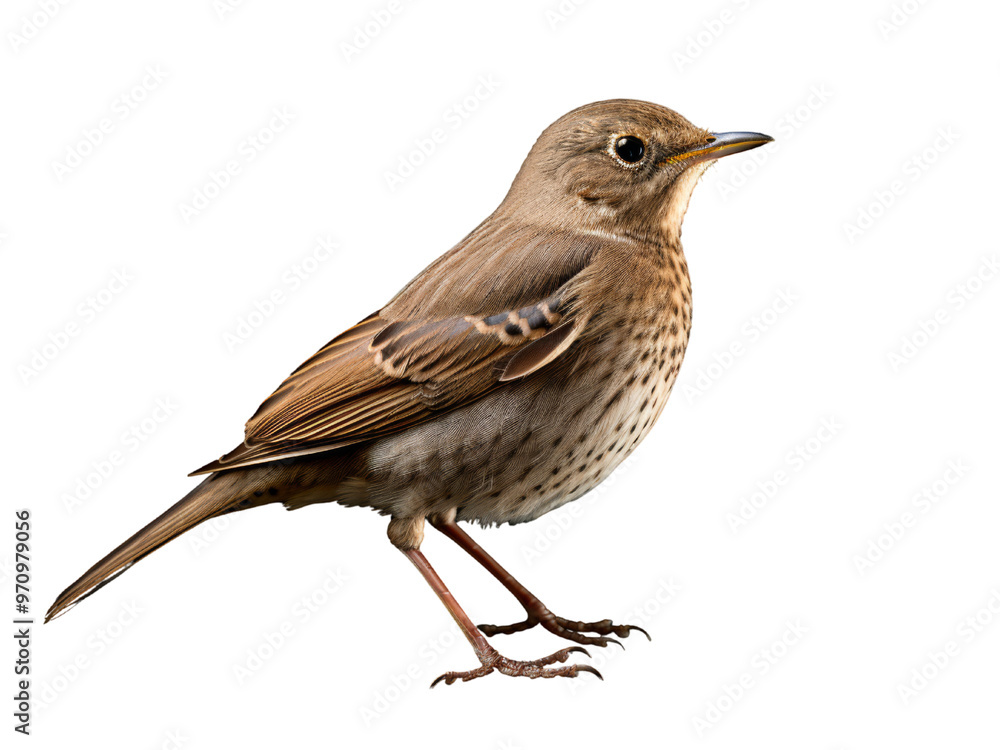 Fototapeta premium Realistic bird image on transparent background. Ai generated.