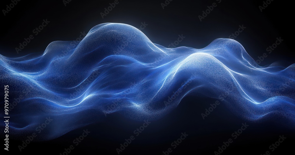 Abstract Blue Wave Abstract Blue Wave