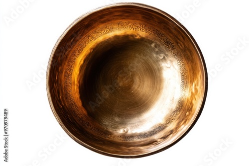 Shiny Brass Tibetan Singing Bowl