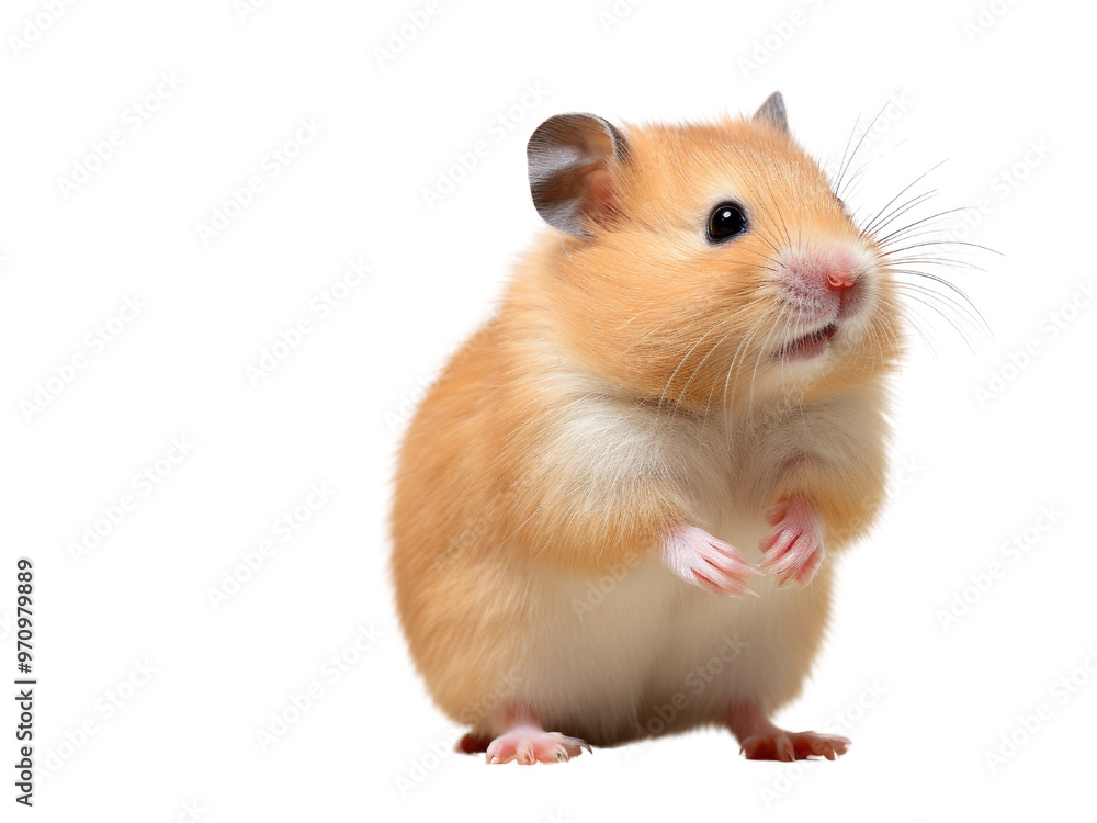 Realistic Hamster image on transparent background. Ai generated. Realistic Hamster image on transparent background. Ai generated.