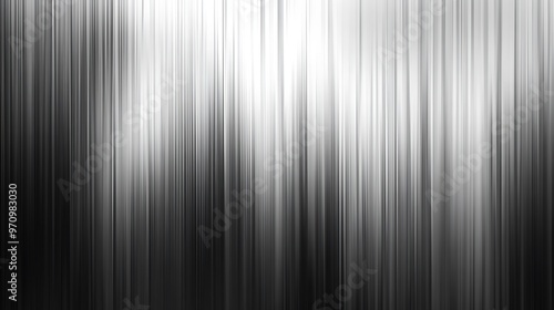 Abstract Black and White Vertical Stripes Background