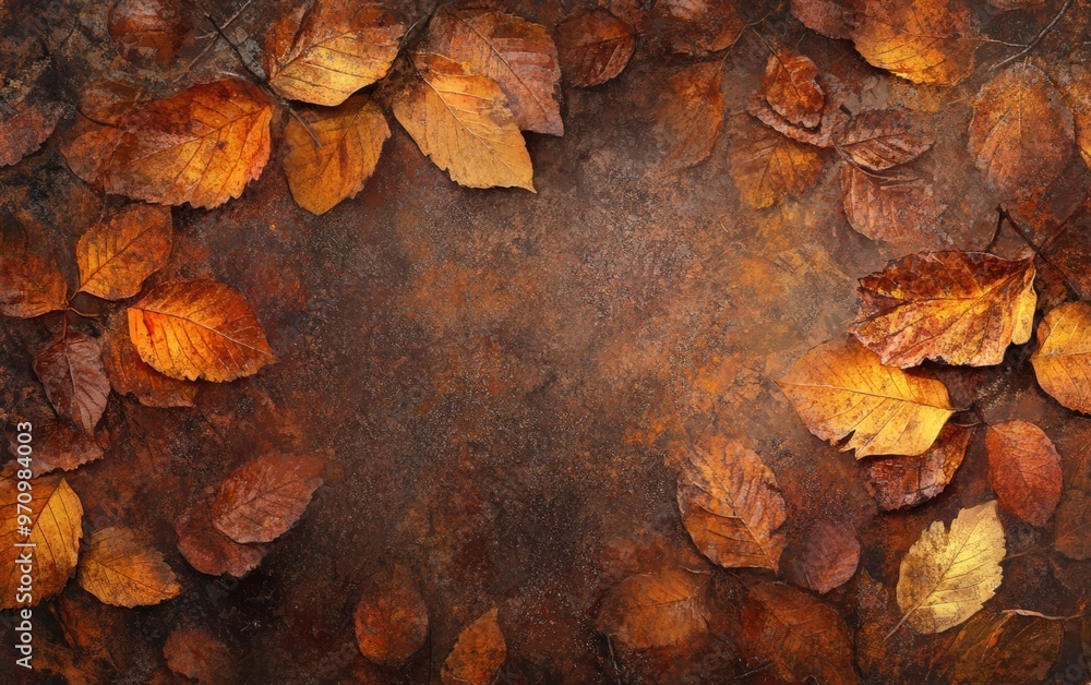 Autumn background texture. Leaves rainy clouds day.
Autumn background texture. Leaves rainy clouds day.