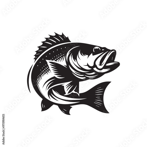 Creative Set Of A Fish Vector Design.