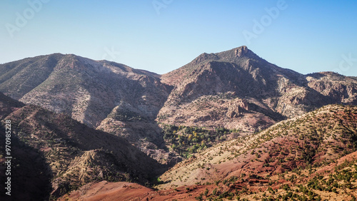 Photography The landscape of Ait Bouguemez Valley in Morocco