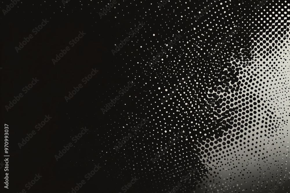 Black and white halftone texture for modern design projects Black and white halftone texture for modern design projects
