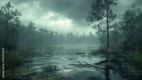 Extreme weather events, like hurricanes and floods, driven by climate change, are destroying habitats and species.