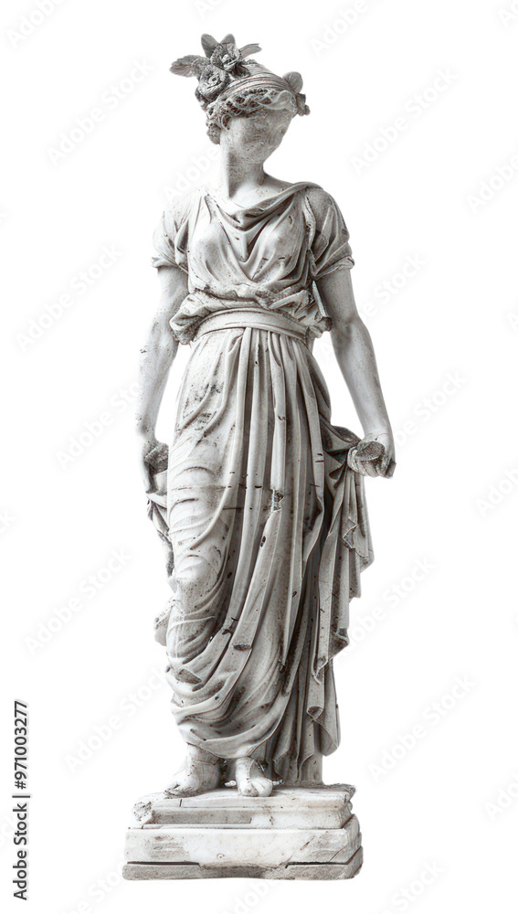 Fototapeta premium PNG Elegant classical marble statue art