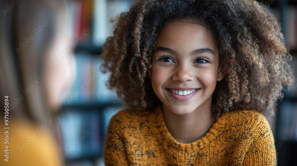 Cheerful child smiling in cozy indoor atmosphere. Cheerful child smiling in cozy indoor atmosphere.