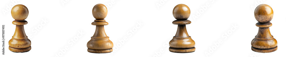 Set, collection of Chess pawn isolated on transparent background. Set, collection of Chess pawn isolated on transparent background.
