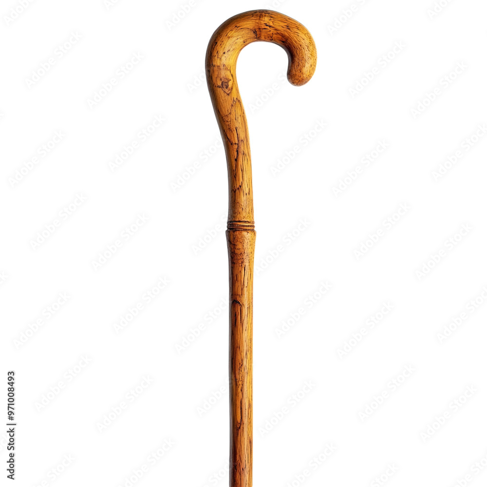 Fototapeta premium wooden hanger isolated on white