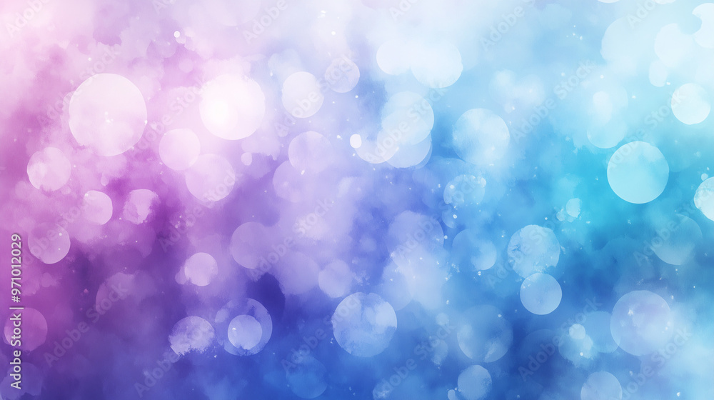 Fototapeta premium Abstract Pink and Blue Bokeh Background