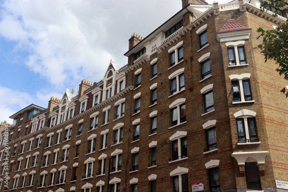 Altbaufassaden im Zentrum von London