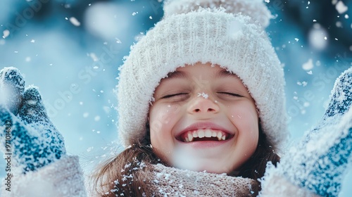 Create a winter-themed advertisement or social media campaign focused on the joy of spending time outdoors during the holiday season, using this image as inspiration,