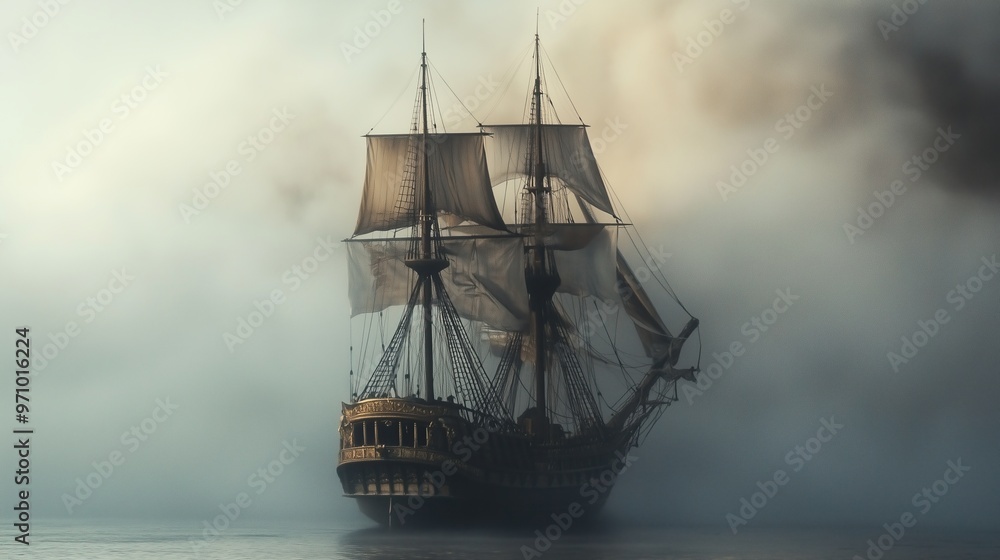 Fototapeta premium Pirate ship