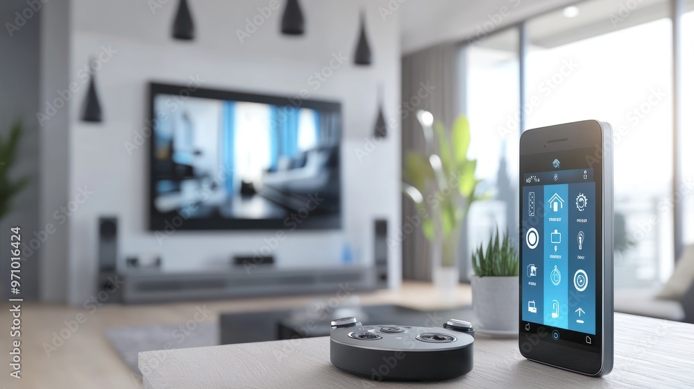 Smart Home Control with Smartphone App Smart Home Control with Smartphone App