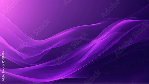 Purple abstract background with wavy lines. Suitable for modern designs, website banners, social media graphics, and digital presentations.