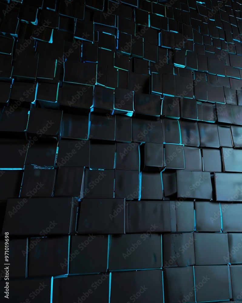 Naklejka premium techno background